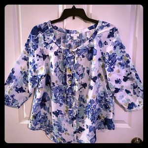 Beautiful Charter Club button down shirt